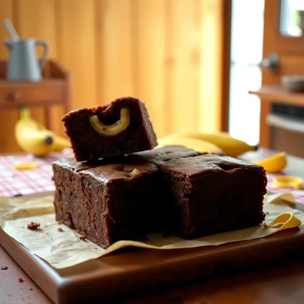 Amazing 3 Ingredient Brownies with Bananas: Quick & Easy