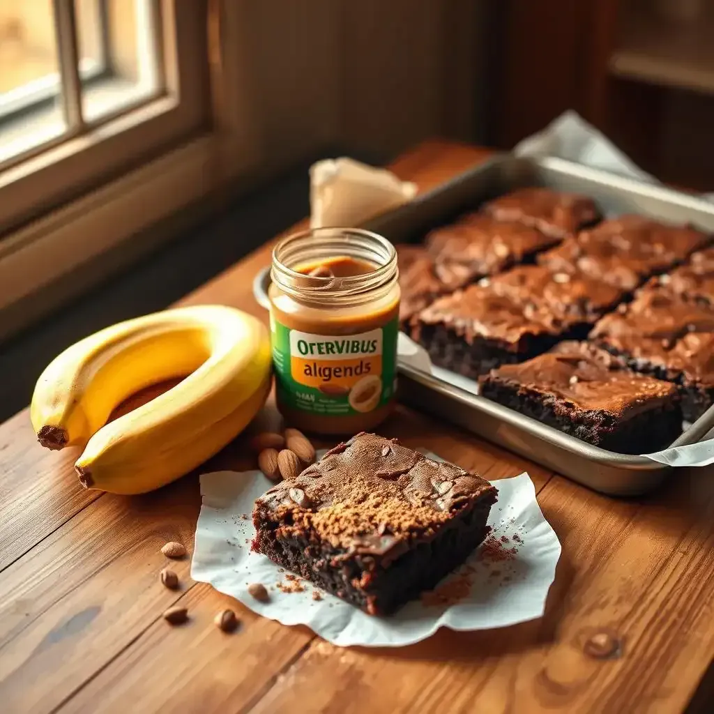 Amazing 3 Ingredient Brownies Banana Almond Butter And Cocoa Powder Magic