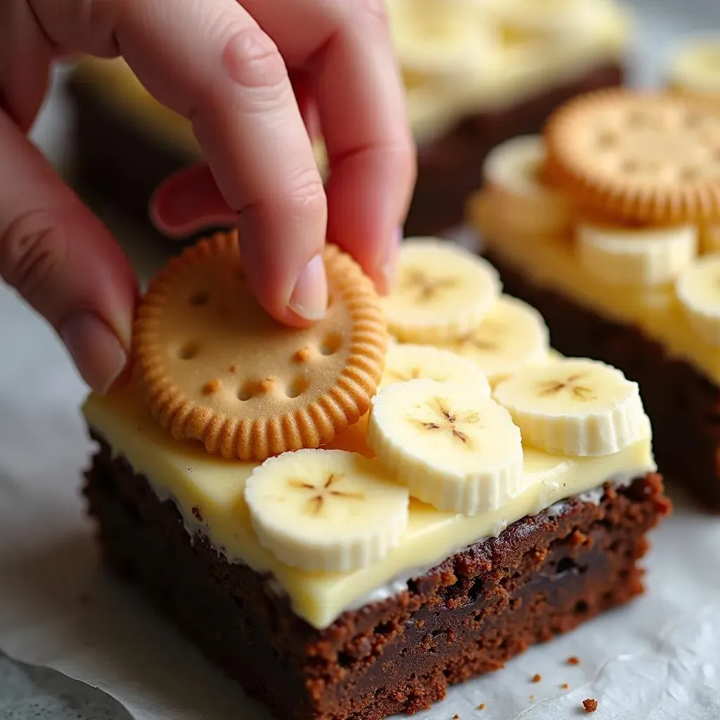 Assembling the Banana Pudding Layer