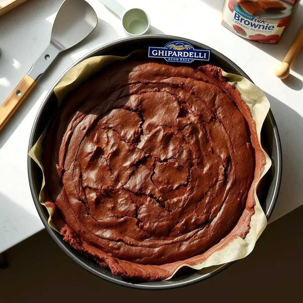 Assembling Your Brownie Base for Pizza Perfection