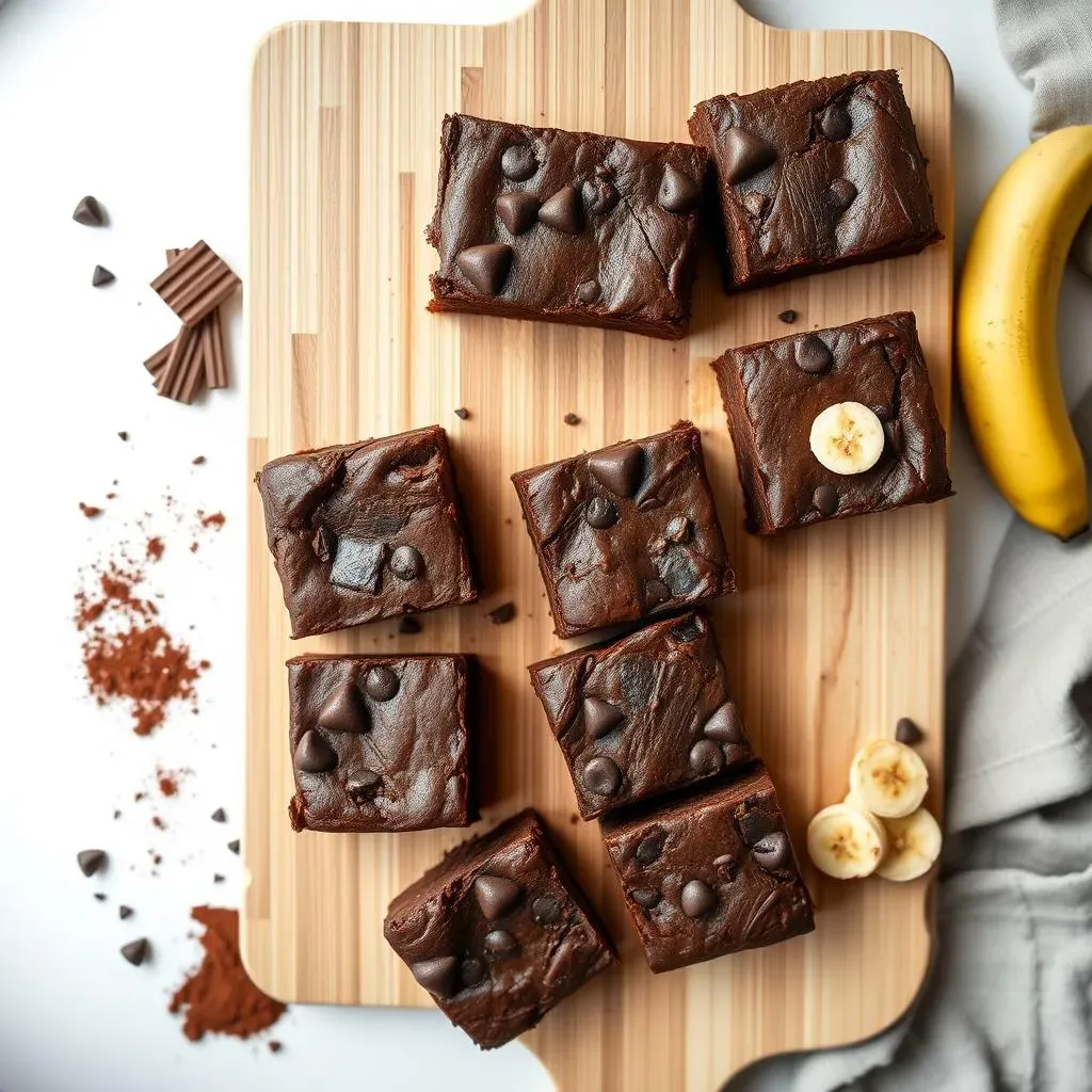 Baking Vegan Banana Chocolate Brownies: StepbyStep