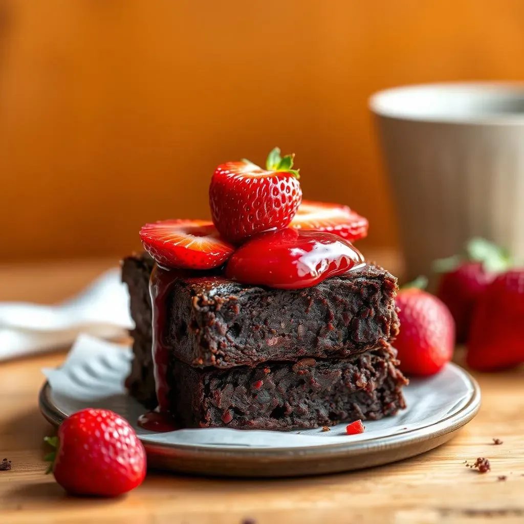 Baking Your Dream Strawberry Chocolate Brownies: StepbyStep