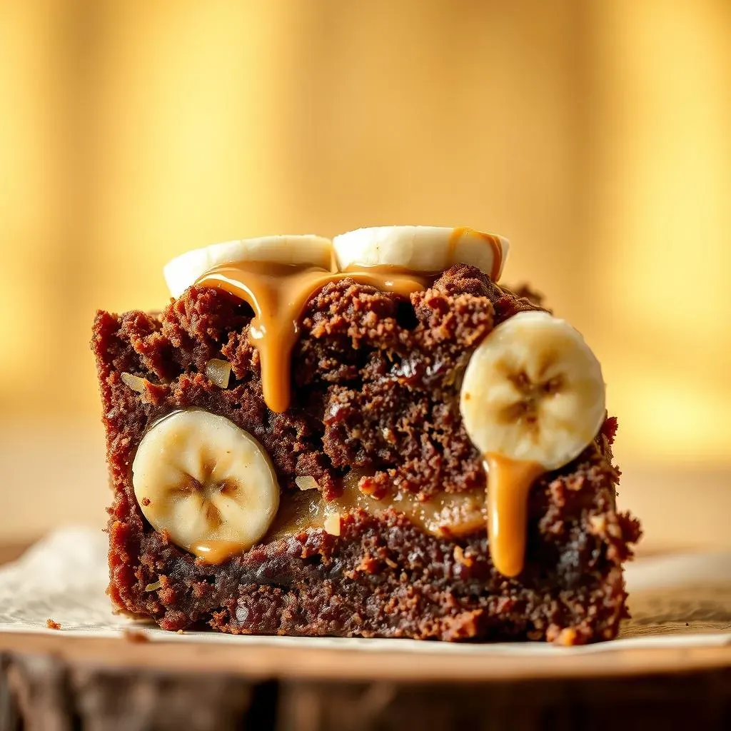 Amazing Banana and Peanut Butter Brownies in 3 Steps