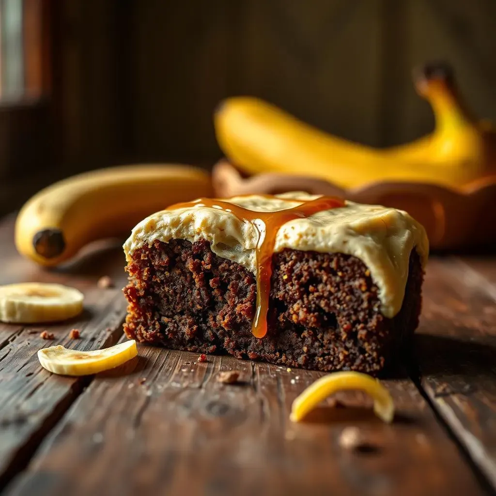 Absolute Banana Bread Brownies with Brown Butter Frosting