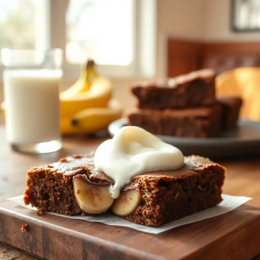 Amazing Banana Bread Brownies with Sour Cream Recipe