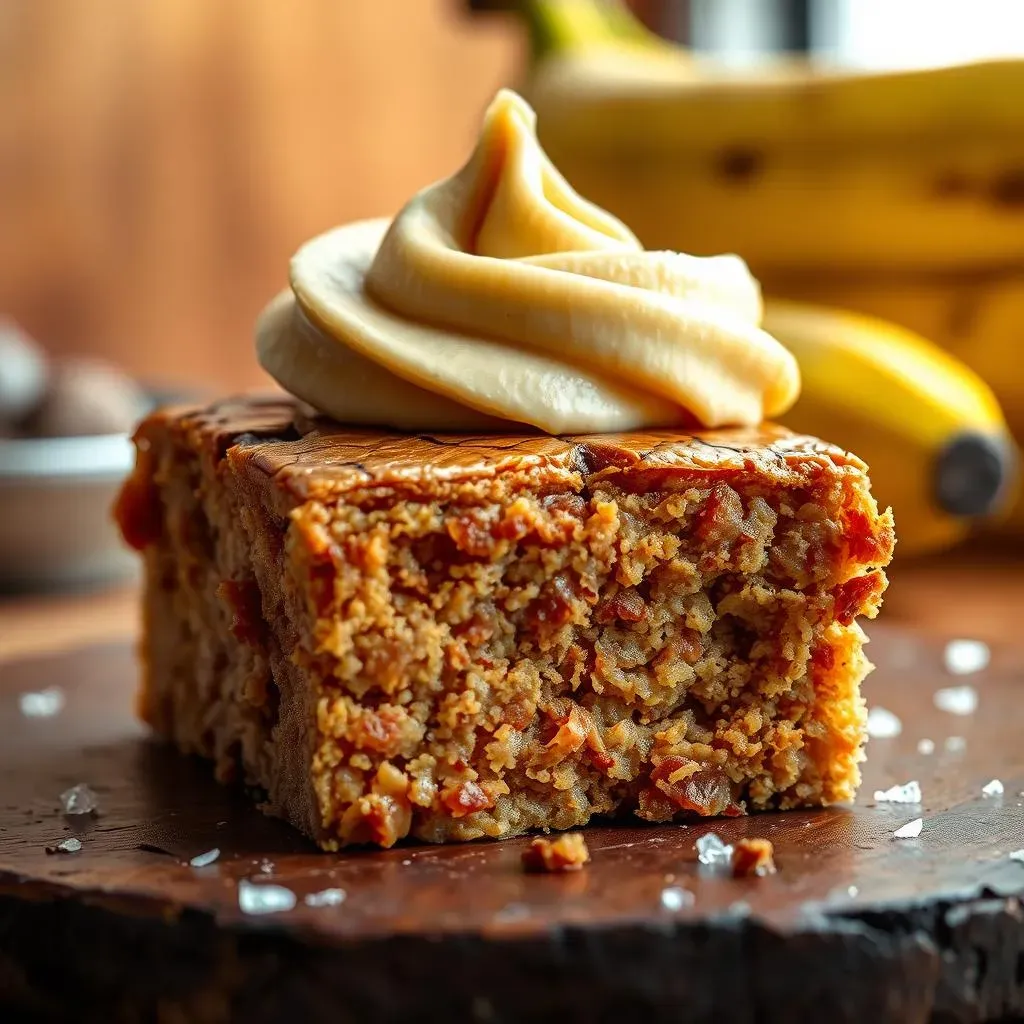 Amazing banana brownie recipe with brown butter frosting