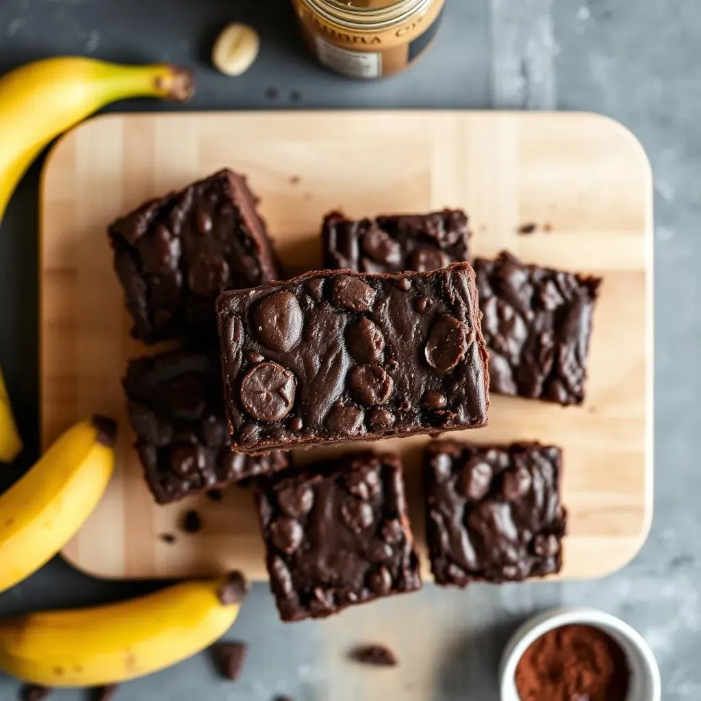 Amazing Banana Brownies Healthy 3 Ingredients Recipe