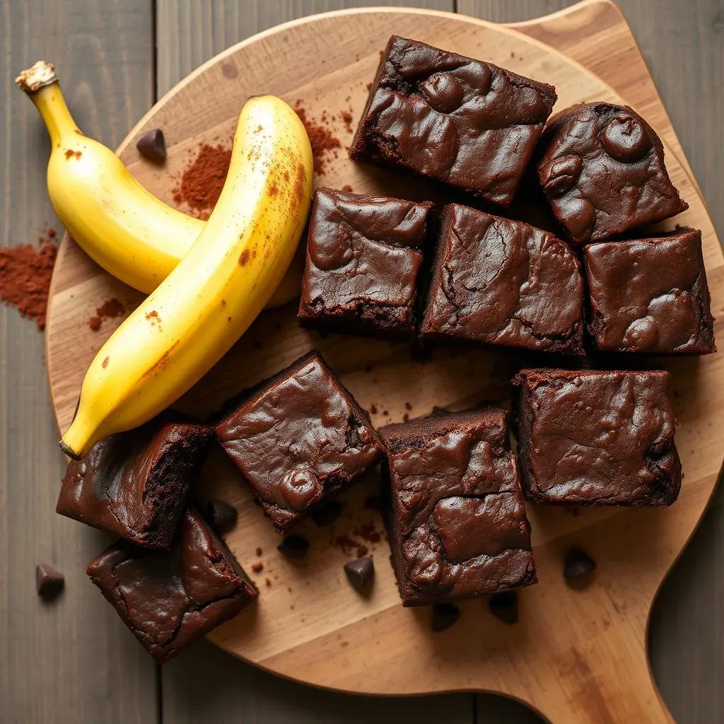 Amazing Banana Brownies Recipe Healthy: Just 3 Ingredients!