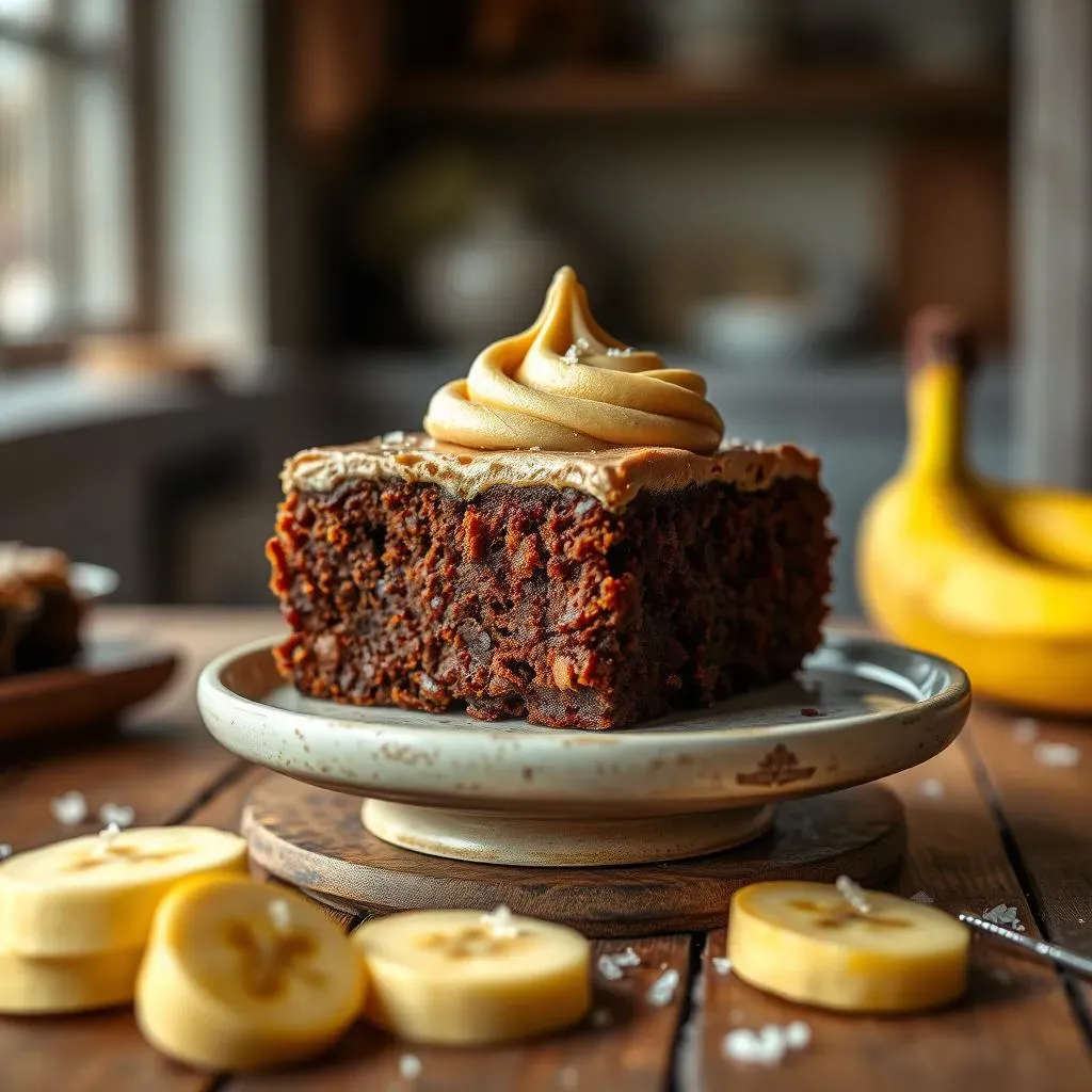 Amazing Banana Brownies with Brown Butter Frosting Recipe