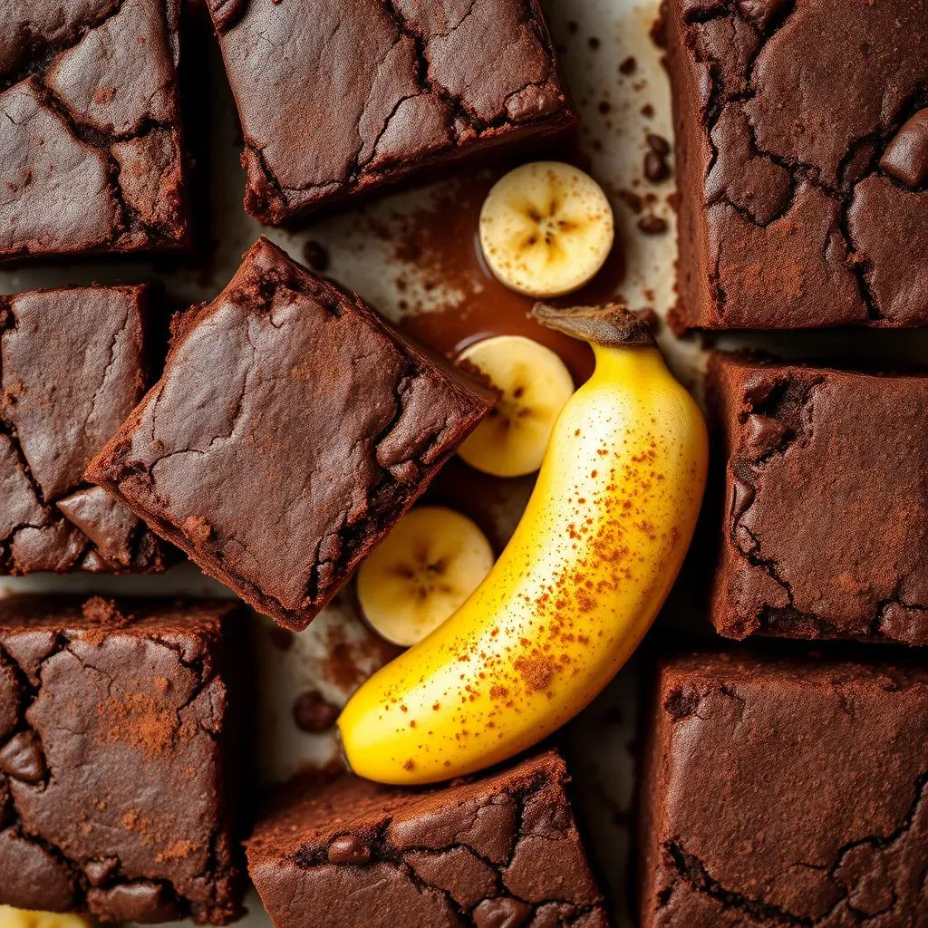 Amazing Banana Brownies with Cocoa Powder: Just 3 Items!