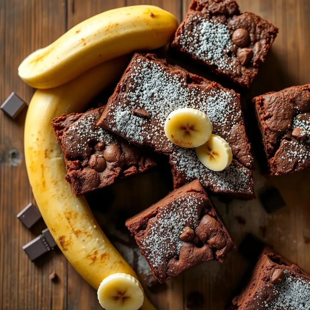 Amazing Banana Brownies with Cocoa: Just 3 Ingredients!