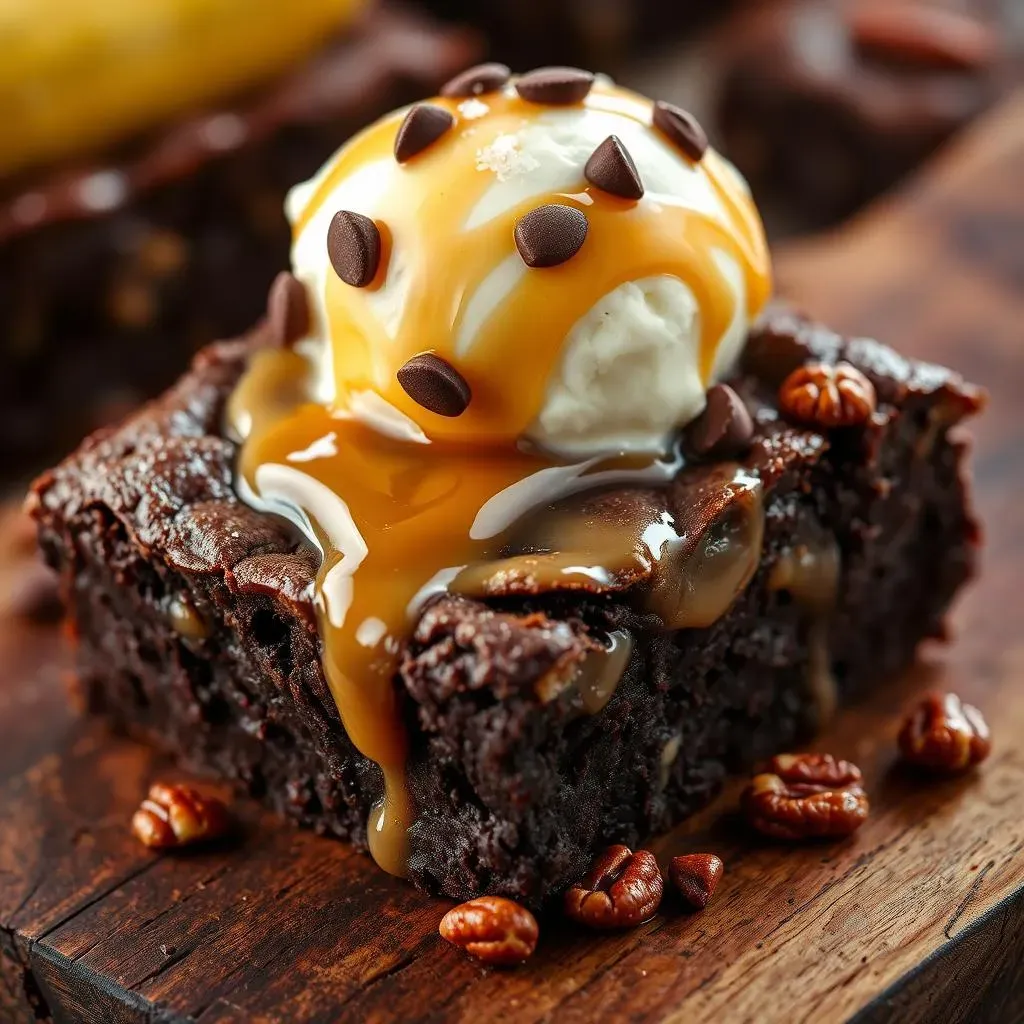 Banana Caramel Brownie Variations & Serving Suggestions