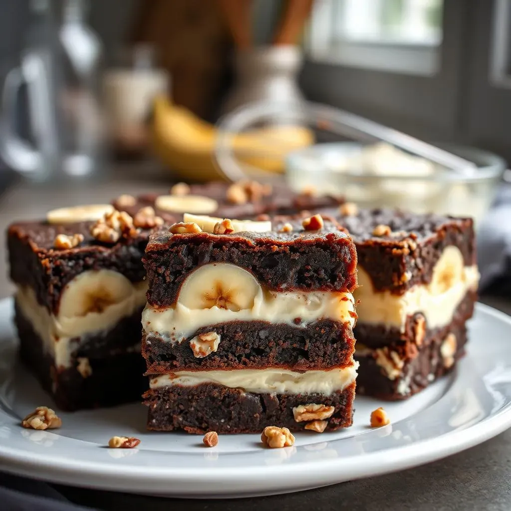 Ultimate Banana Cream Brownie Squares Recipe: Delicious!