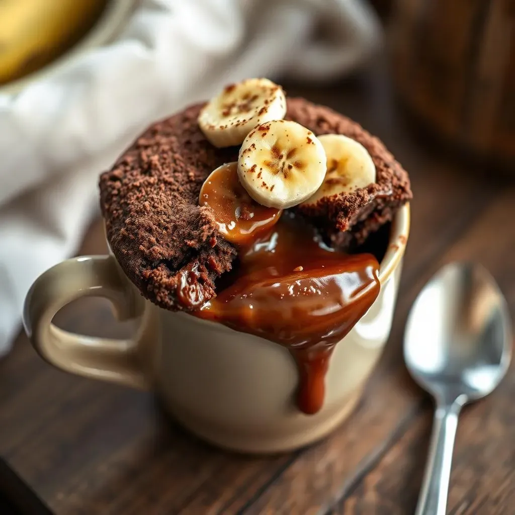 Amazing Banana Mug Brownie: Quick &amp; Healthy Dessert!