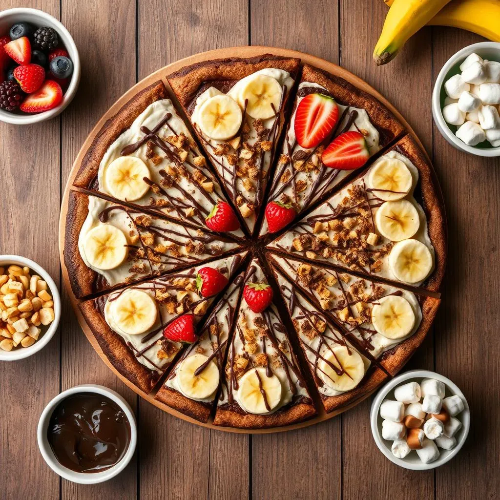 Banana Split Brownie Pizza Variations and Serving Suggestions