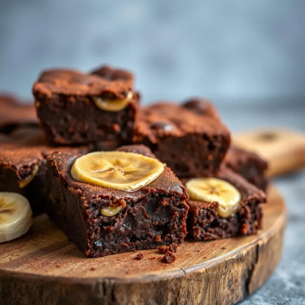 Amazing Bananas Peanut Butter Cocoa Brownies: 3-Ingredient Recipe