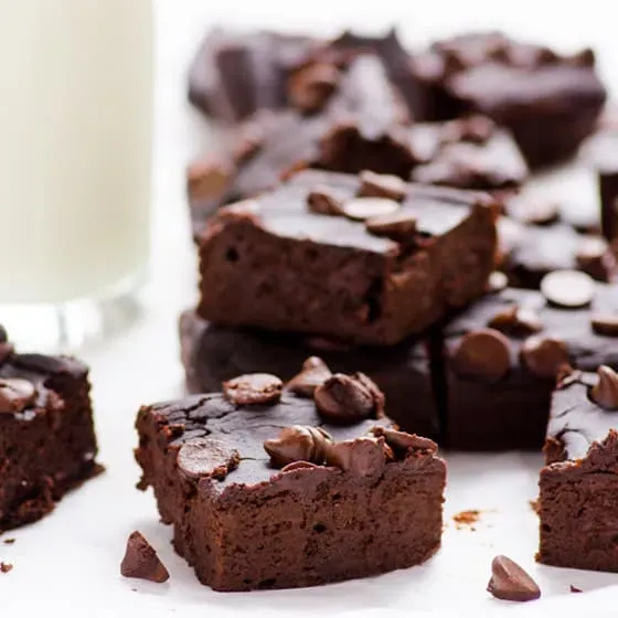 Healthy black bean brownies no sugar: Simple, fudgy