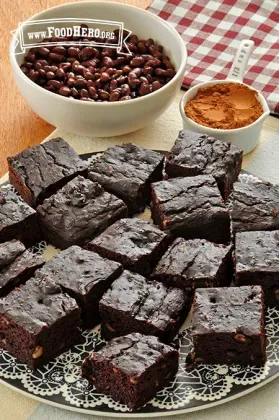 Delicious Black Bean Brownies with Flour - Easy Recipe