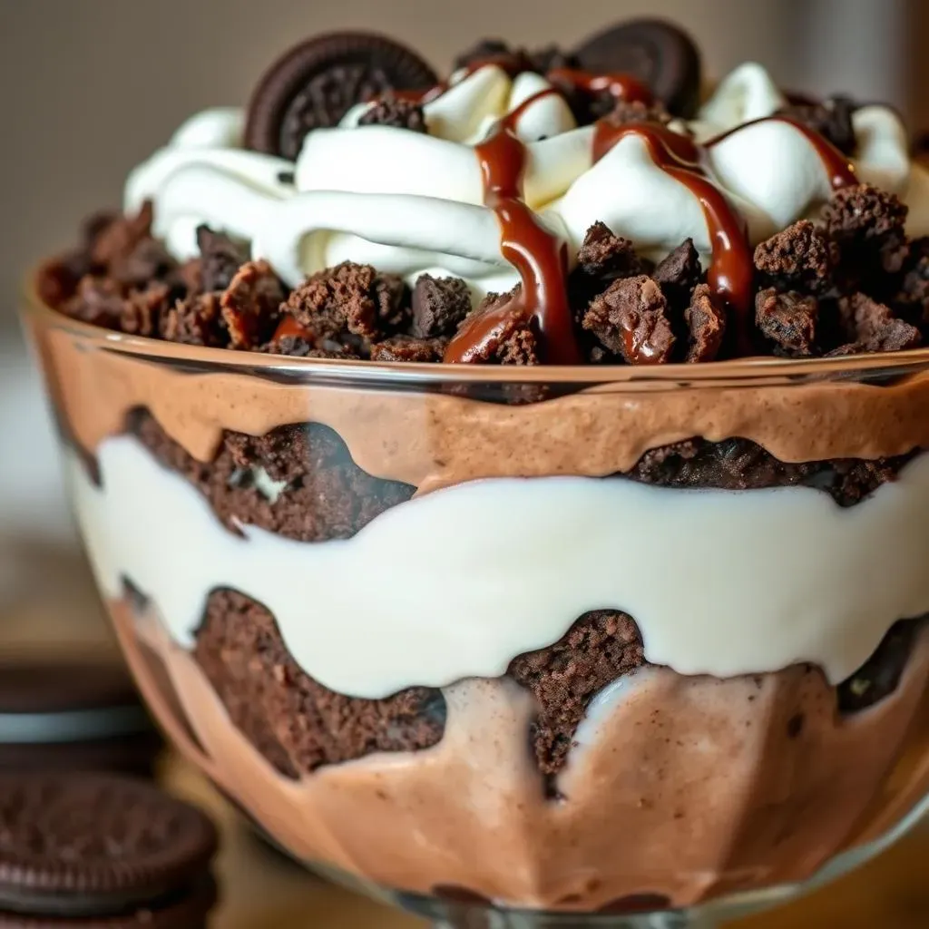 Ultimate Brownie Oreo Trifle Dessert Recipe