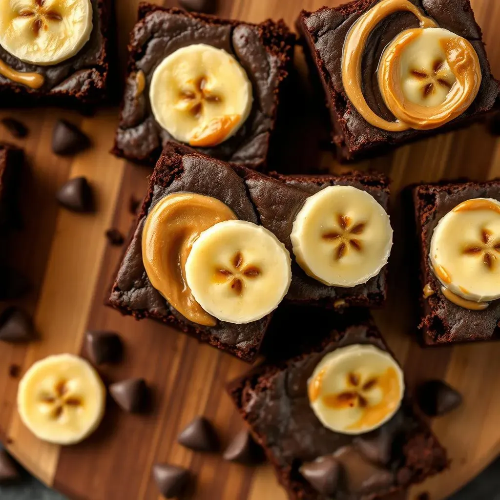 Ultimate Brownies with Banana and Peanut Butter Recipe!