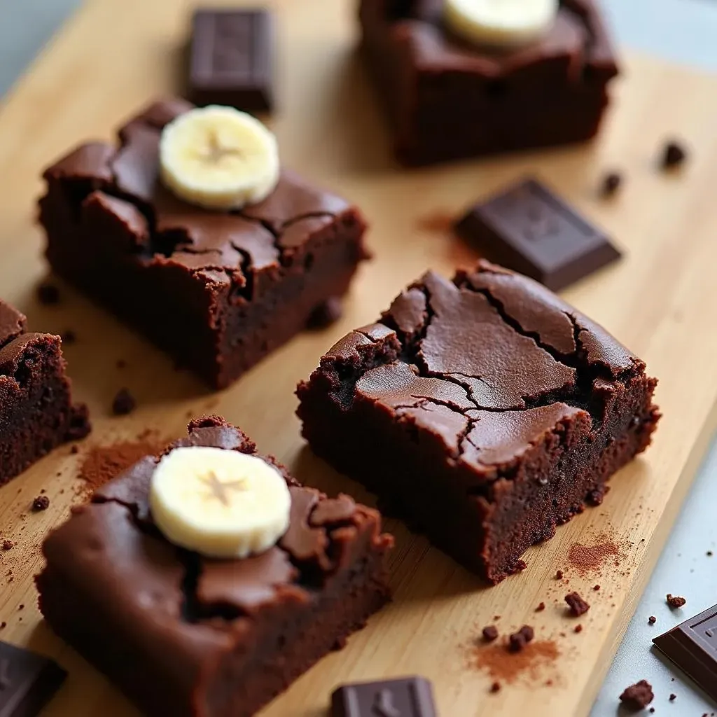 Ultimate Chocolate Banana Brownies Healthy Recipe: Just 6 Items!