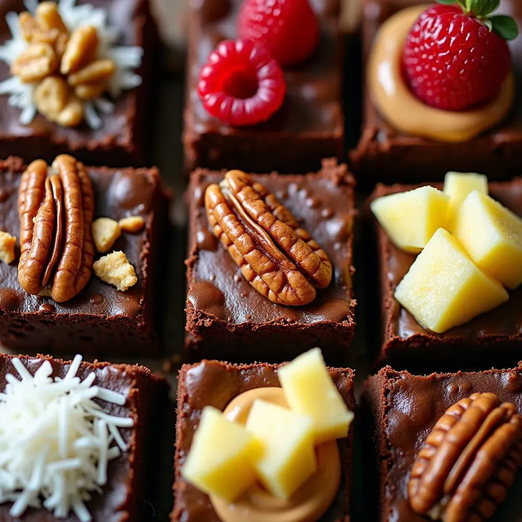 Creative Choco Banana Brownie Variations and AddIns