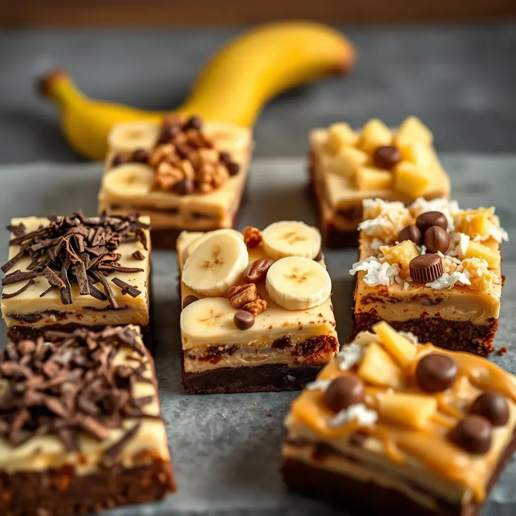 Creative Variations on Banana Cream Brownie Squares