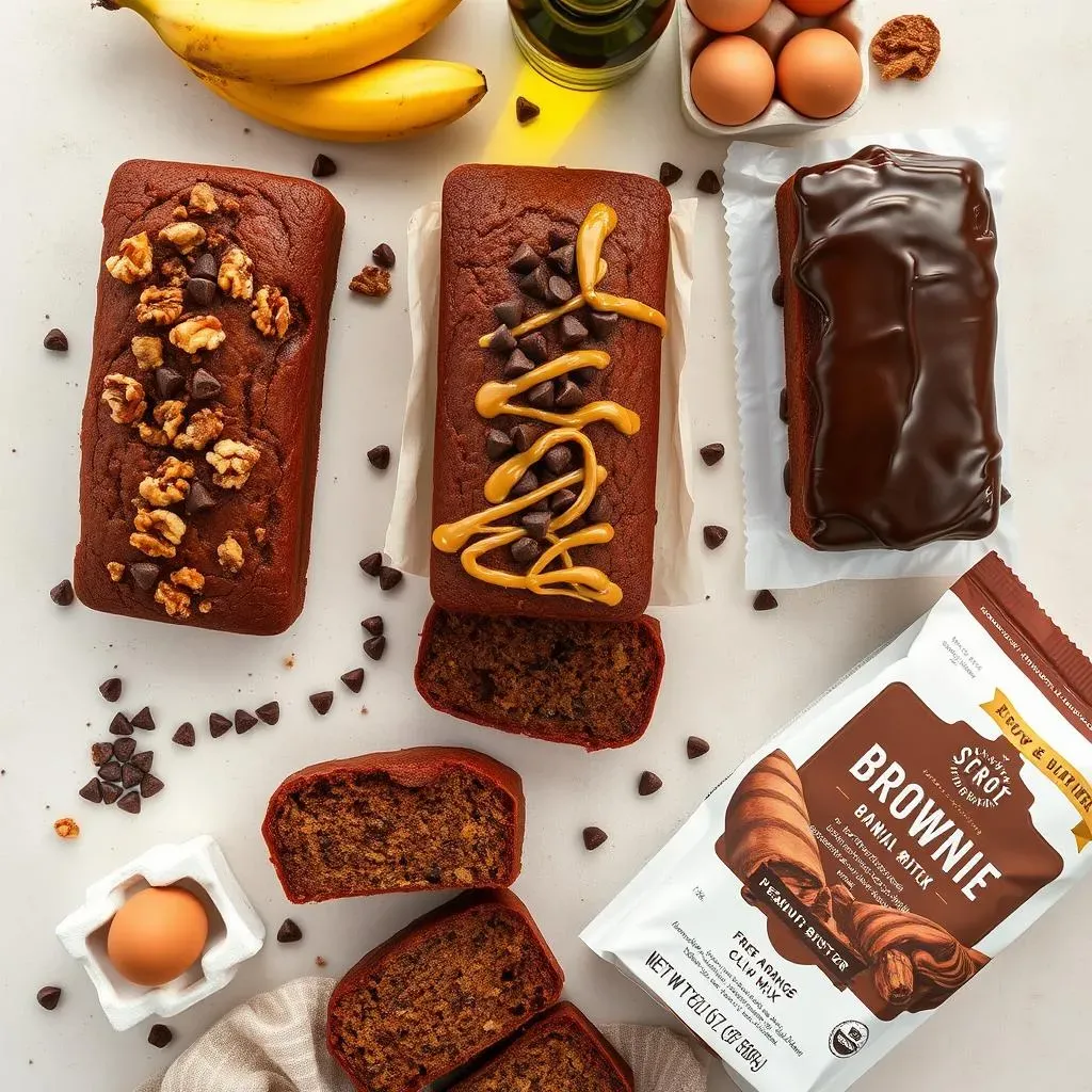 Customize Your Treat: Variations on the Brownie Mix with Banana Theme