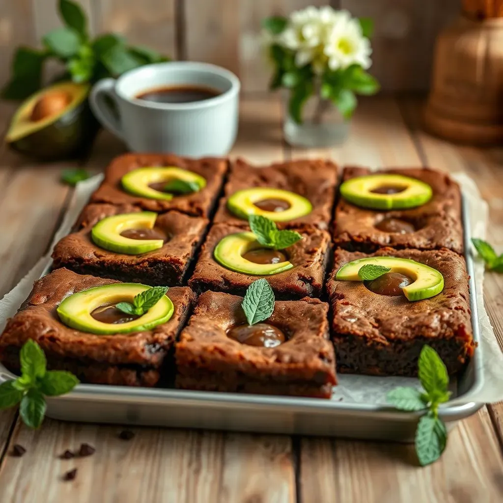 Amazing Easy Fudgy Flourless Avocado Brownies Recipe