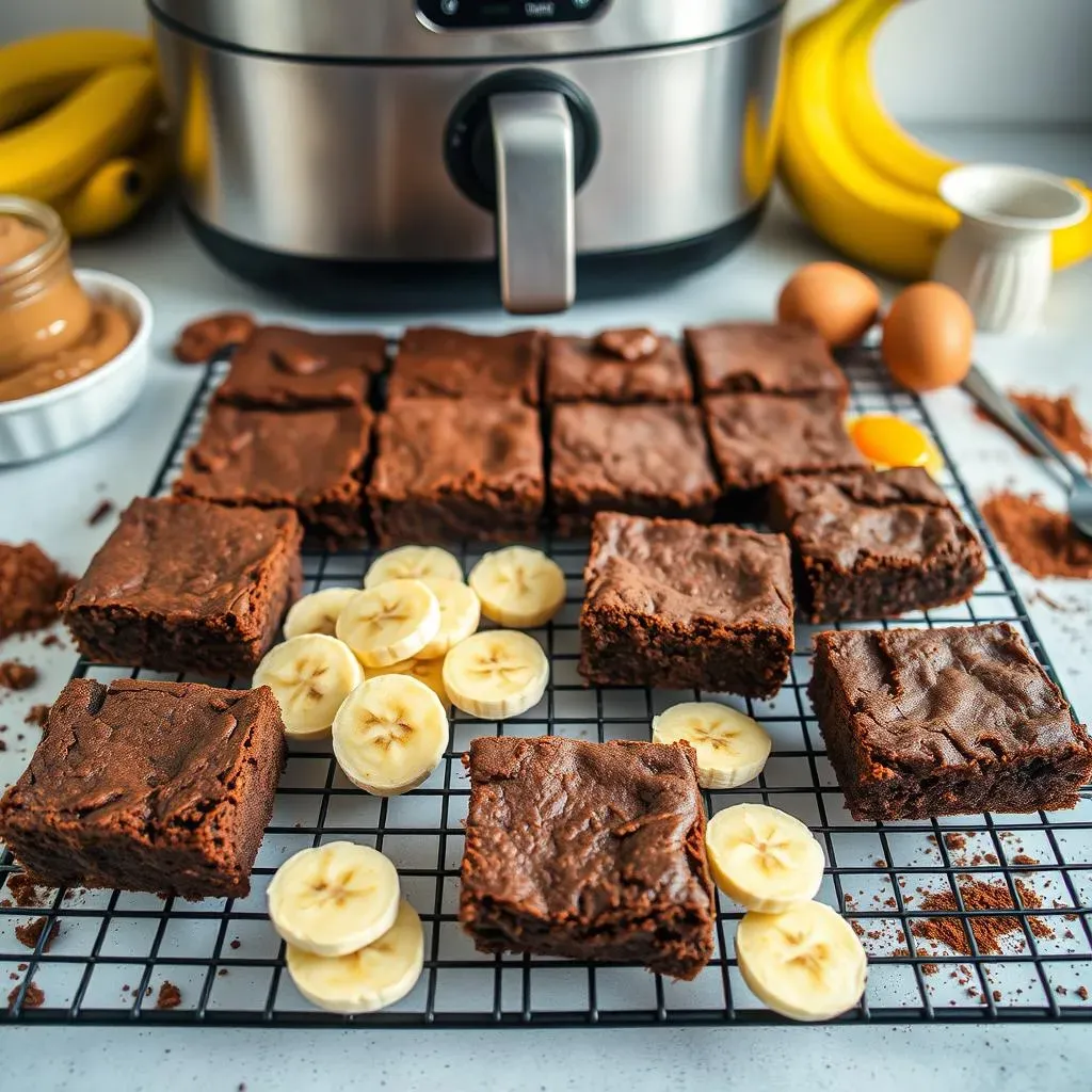 Flourless Banana Brownies Recipe: Oven and Air Fryer Options