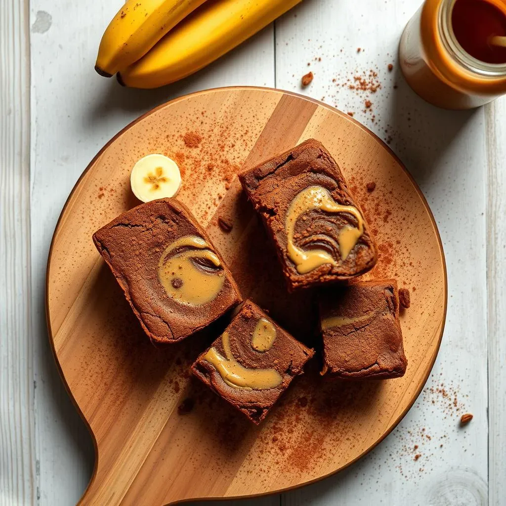 Amazing Flourless Peanut Butter Banana Brownies Recipe