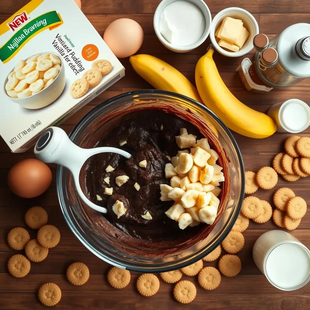 Gather Your Goodies: Ingredients for Banana Pudding Brownies