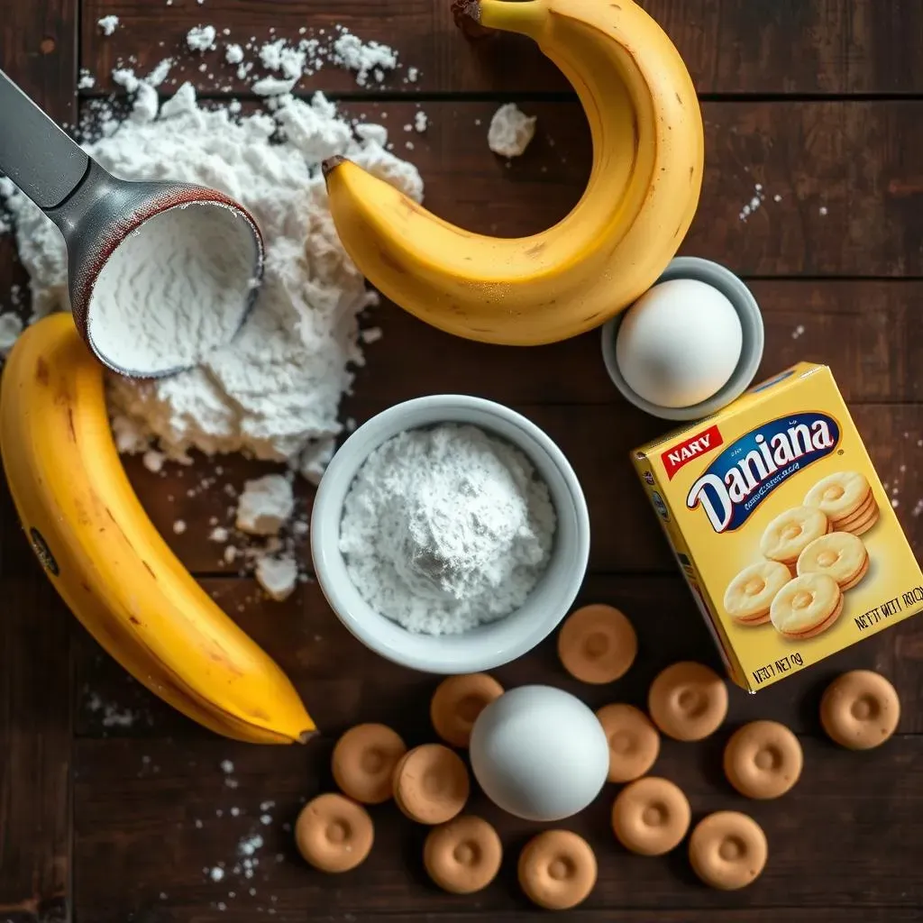 Gather Your Ingredients for the Best Banana Pudding Brownies