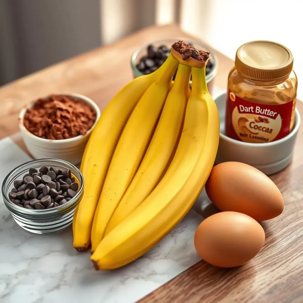 Gather Your Ingredients for These Healthy Banana Brownies