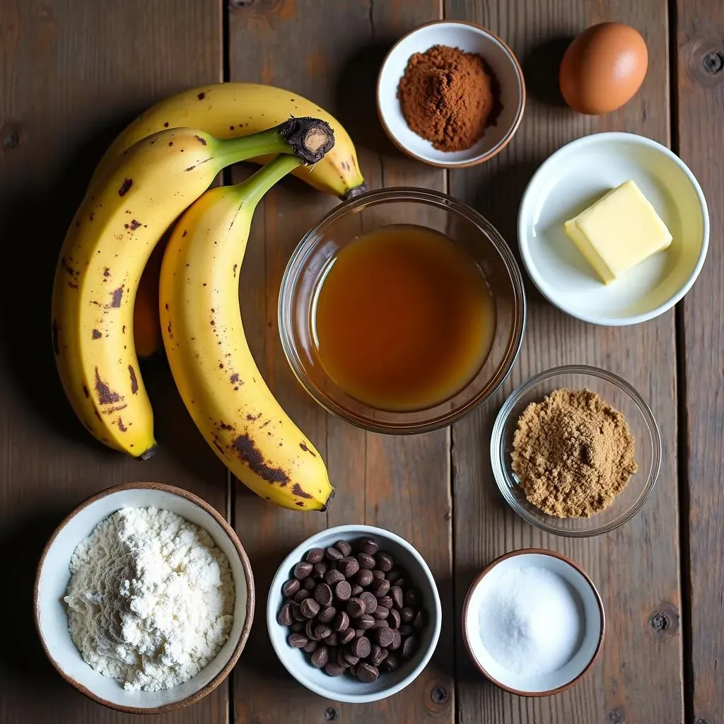 Gather Your Ingredients for These Simple Banana Brownies