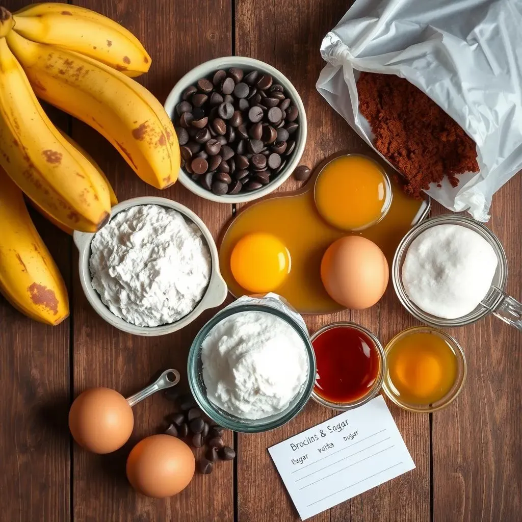 Gathering Your Goodies: Ingredients for the Best Banana Brownies