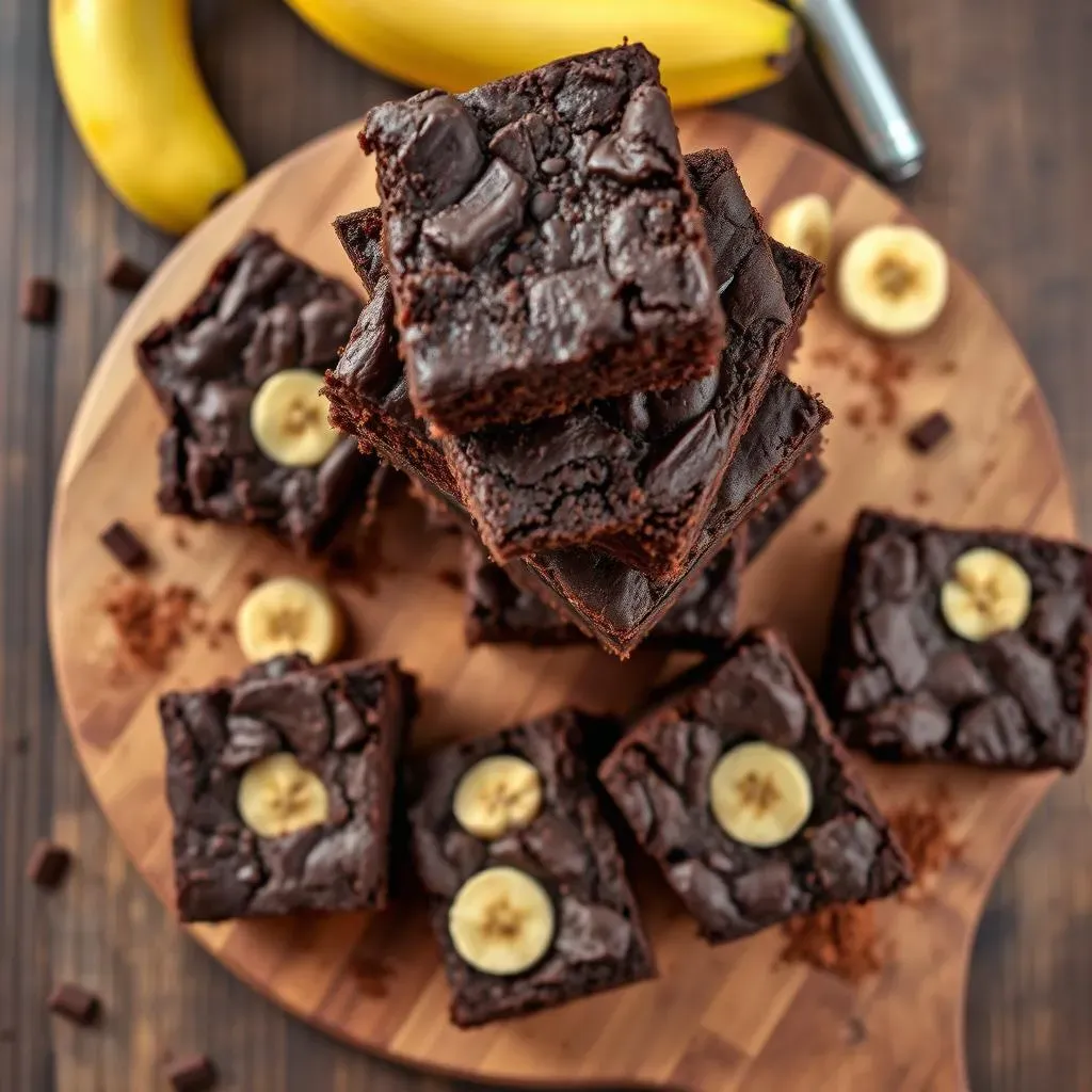 Amazing Healthy Banana Brownies No Peanut Butter Recipe