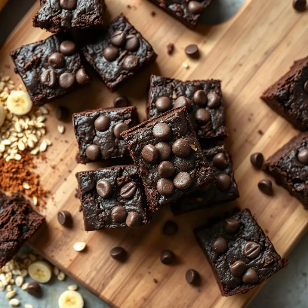 Amazing Healthy Banana Brownies: 3 Ingredient Recipe