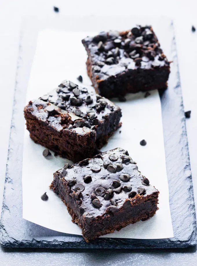 Perfect & Delicious high protein black bean brownies