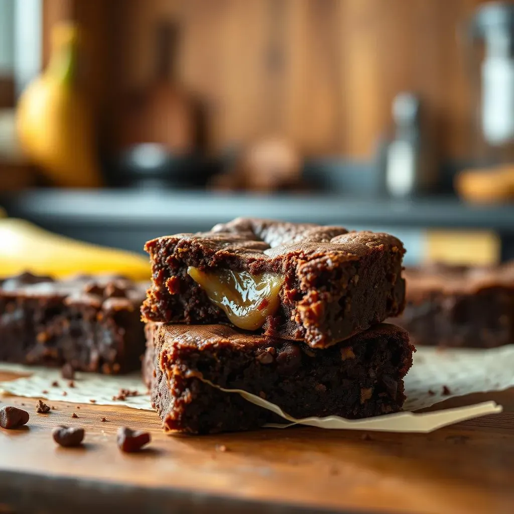 How to Make 3 Ingredient Banana Peanut Butter Cocoa Brownies