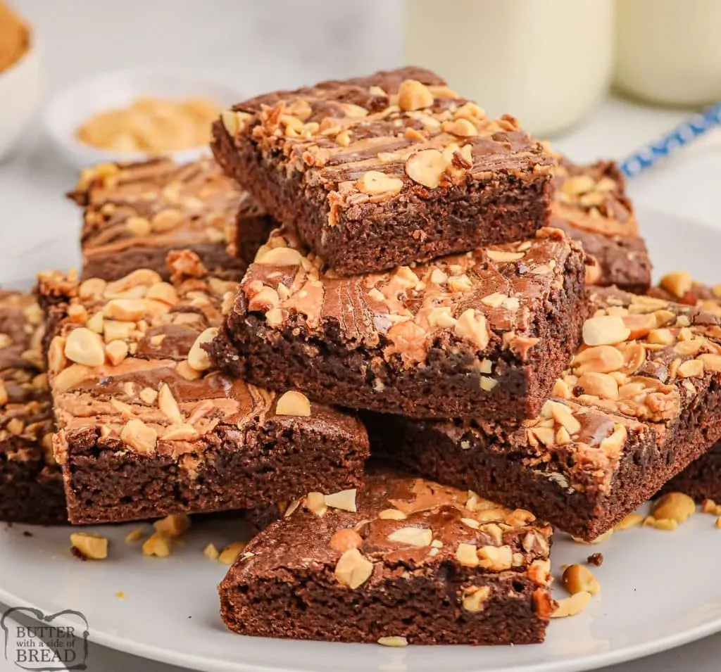 Easy how to make peanut butter brownies with brownie mix