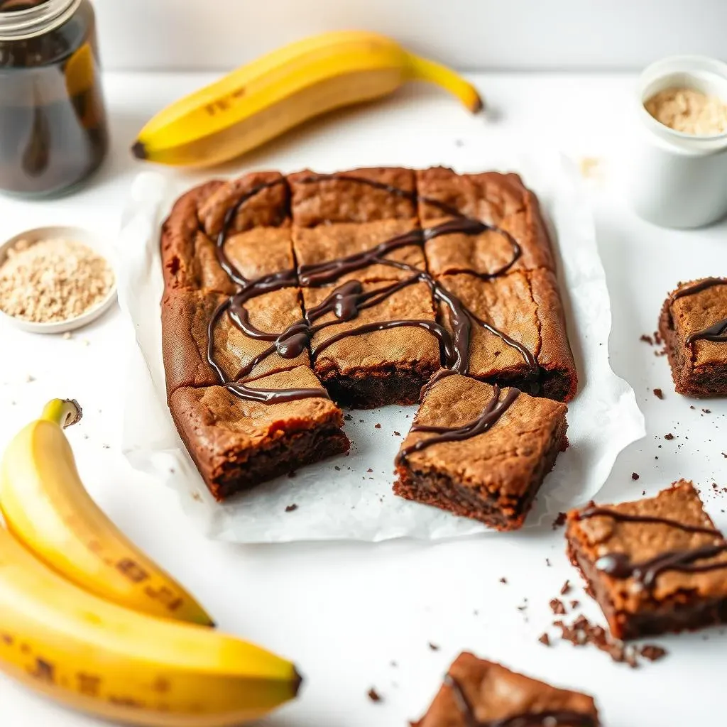 Ingredients for Delicious High Protein Banana Brownies