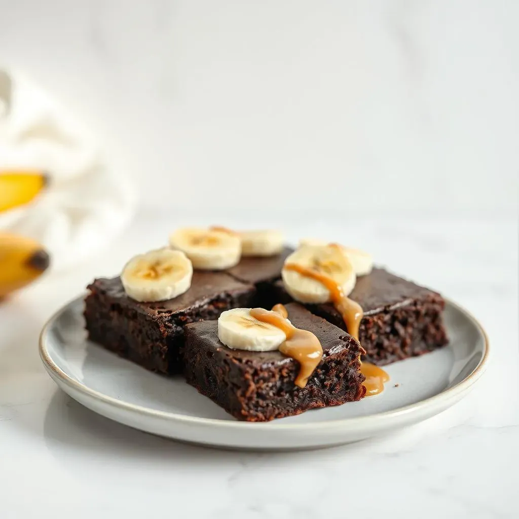 Ingredients for the Best Cocoa Banana Peanut Butter Brownies