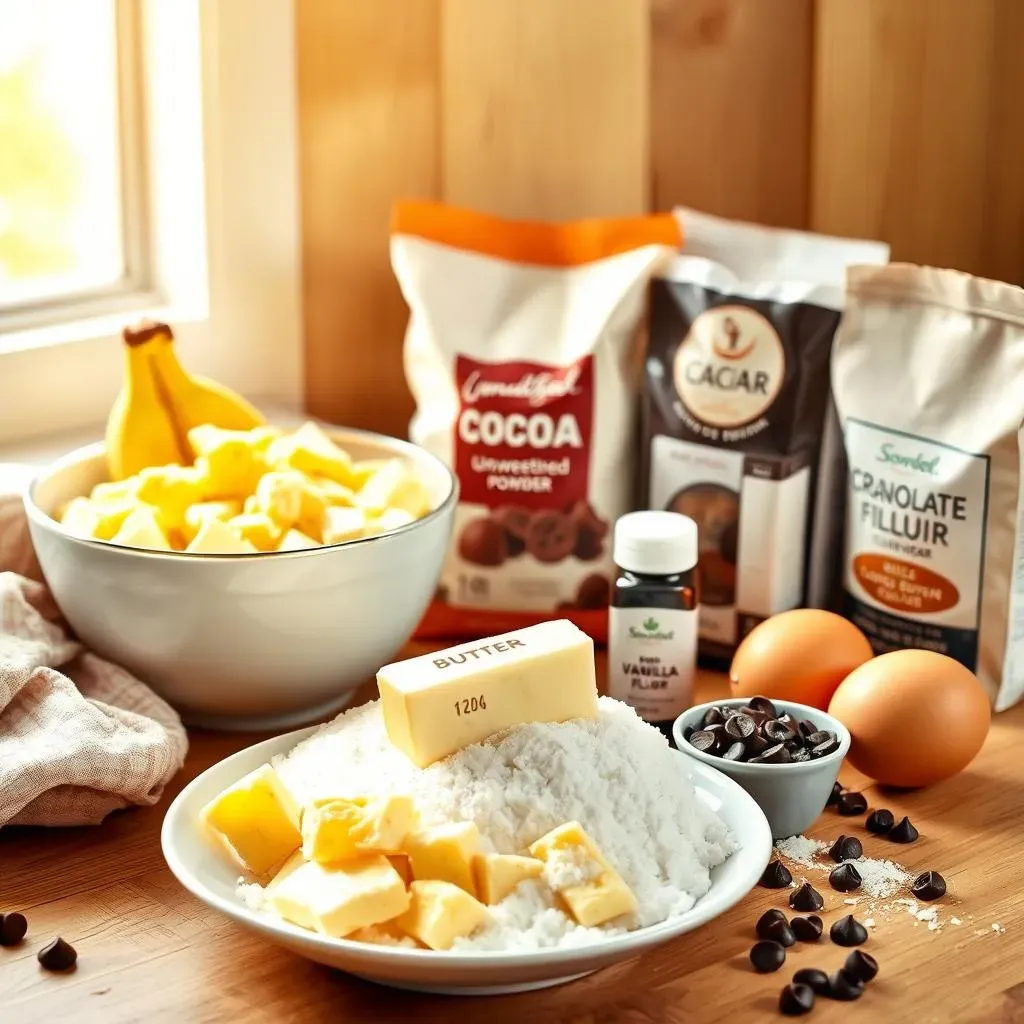 Ingredients for the Perfect Banana Brownies Recipe