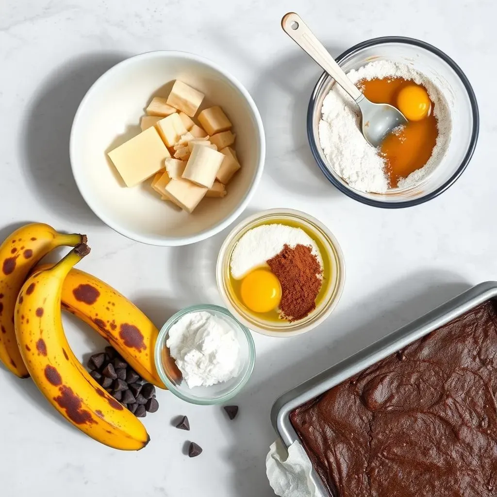 Making the Perfect Banana Brownies Cake: StepbyStep