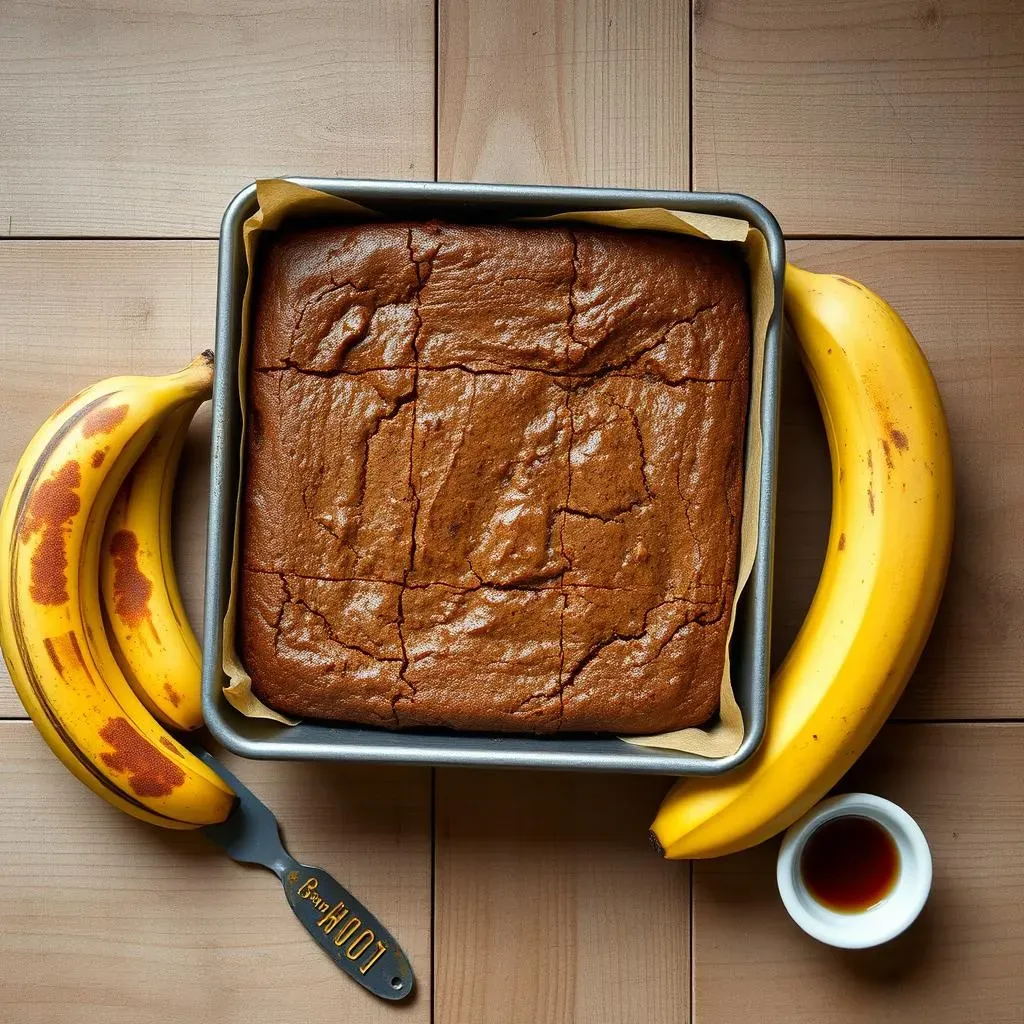 Making the Perfect Batch of Banana Brownies (Minus the Chocolate!)