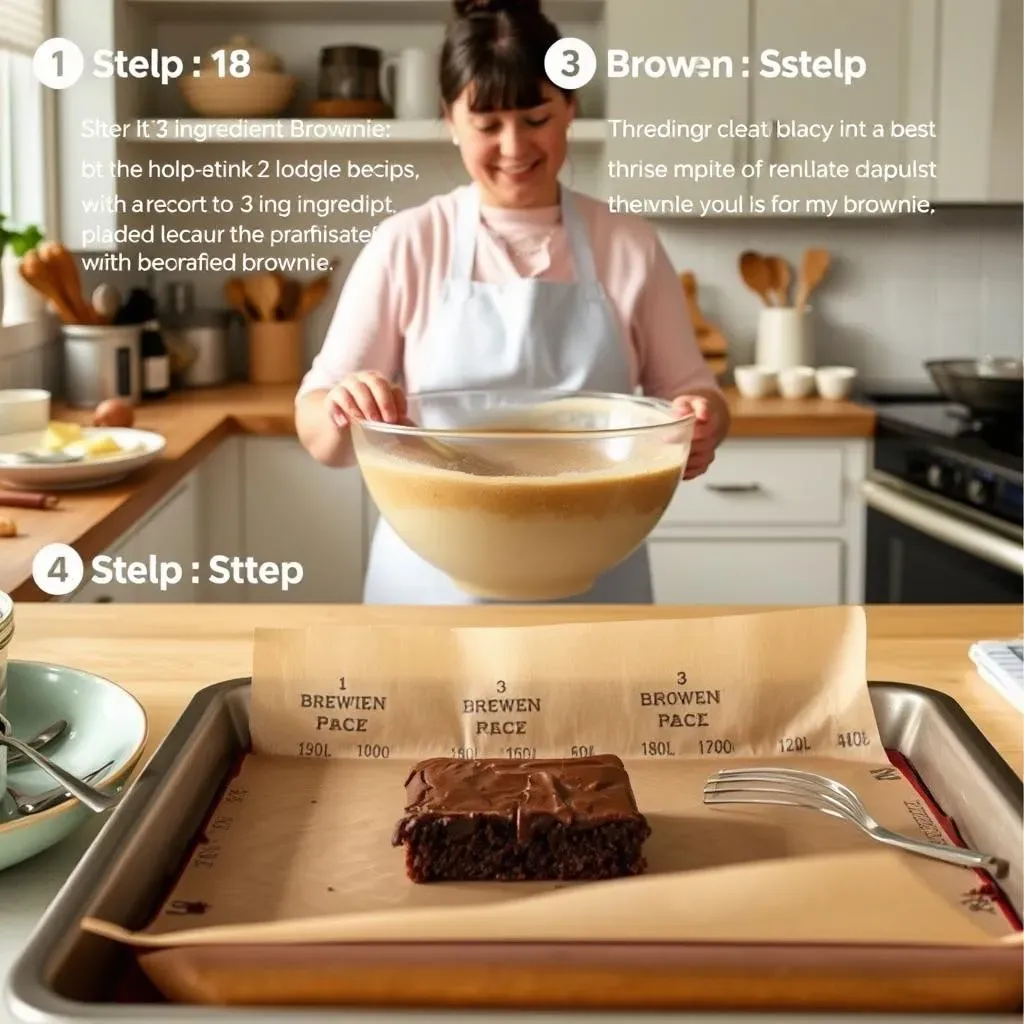 Making Your 3 Ingredient Brownies: StepbyStep