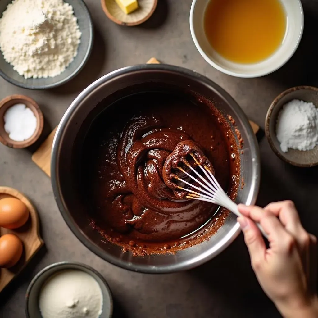 Making Your Banana Pudding Brownie Base