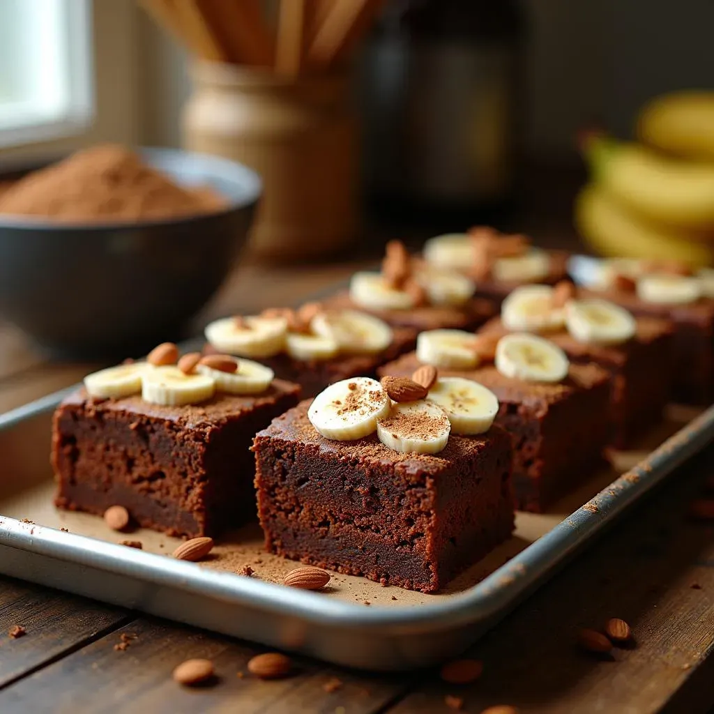 Making Your Own Banana Almond Butter Cocoa Brownies