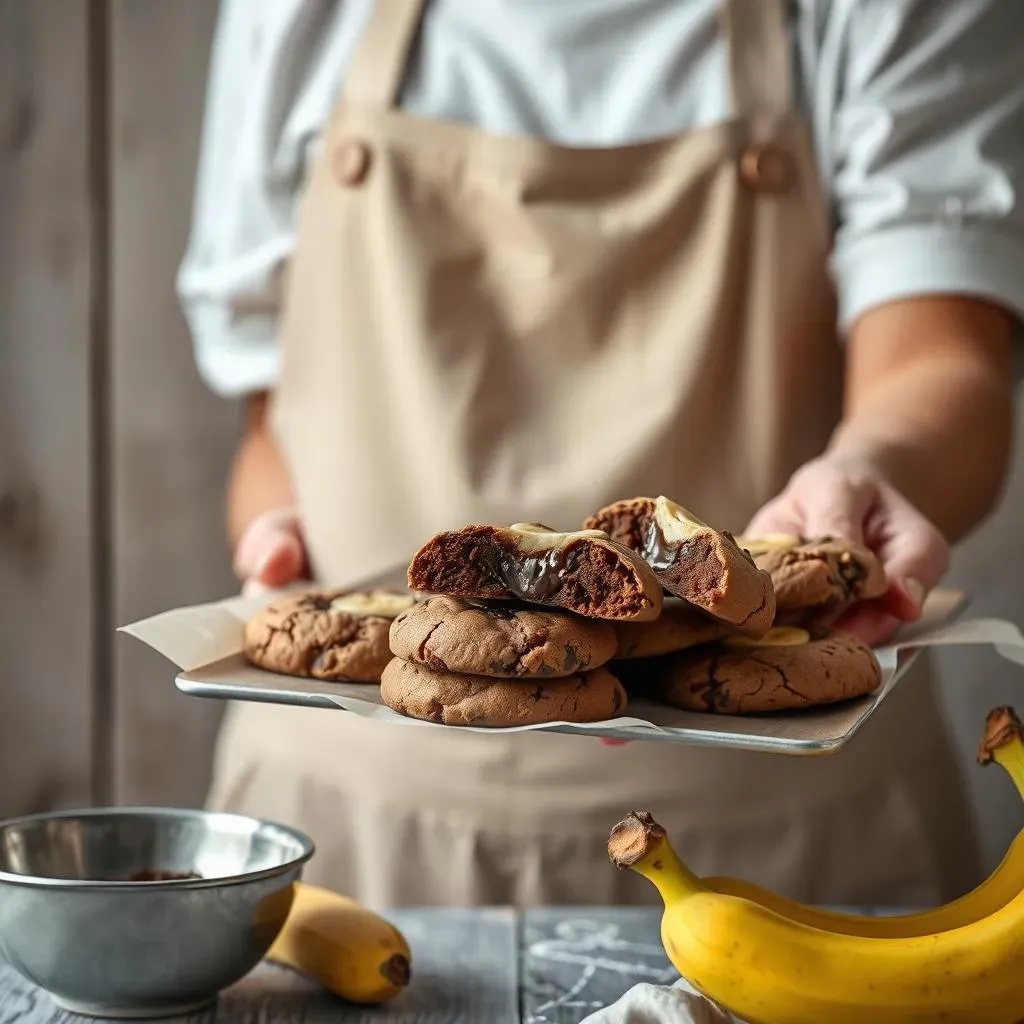 Making Your Own Banana Brownie Cookies